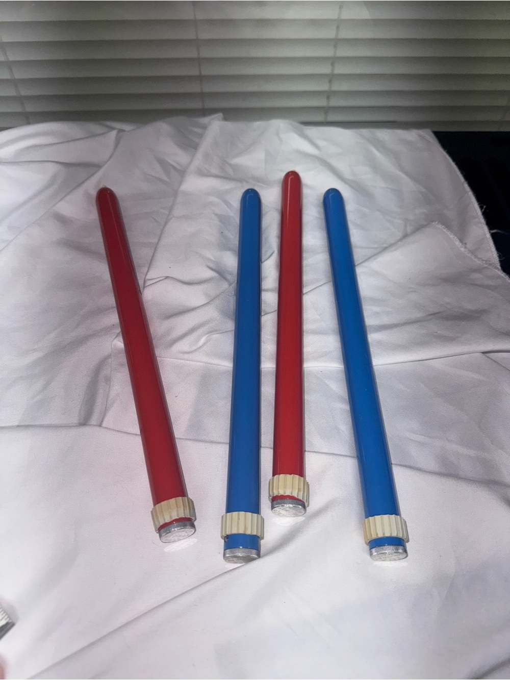 VTG MCM set of 4 dripless aluminum candles